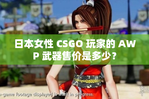 日本女性 CSGO 玩家的 AWP 武器售價是多少？