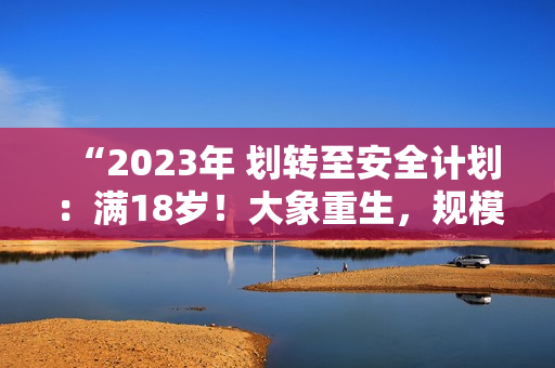“2023年 劃轉(zhuǎn)至安全計劃：滿18歲！大象重生，規(guī)模達到新高”
