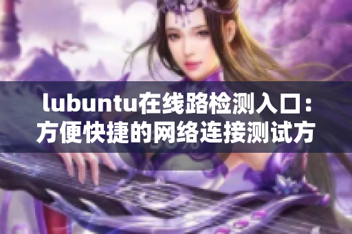 lubuntu在線路檢測入口：方便快捷的網(wǎng)絡連接測試方法