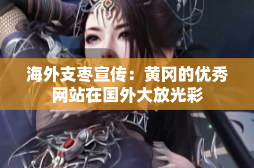 海外支棗宣傳：黃岡的優(yōu)秀網站在國外大放光彩