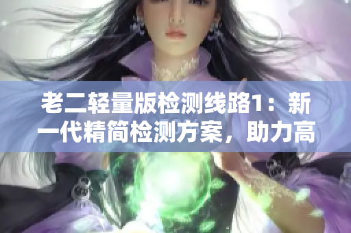 老二輕量版檢測線路1：新一代精簡檢測方案，助力高效診斷