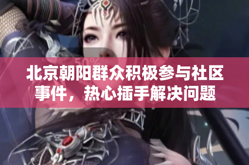 北京朝陽群眾積極參與社區(qū)事件，熱心插手解決問題